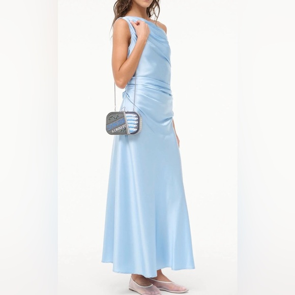 Staud Silver Sardine Can Clutch (STAUDINES TIN CLUTCH SILVER MULTI) - Picture 7 of 8